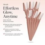 Dermaplane Razor for Women Face – Face Razors for Women & Men, Eyebrow Razors & Face Shaver – Exfoliating Facial Razor & Dermaplaner as Skin Care Tool for Smoother Skin | 12 pcs – Terracotta - Image 2