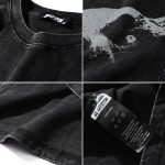 Men's Graphic Tees Shirt Unisex Short Sleeve Cotton Vintage Oversized Shirts Loose Streetwear Casual Tee Top - Image 3