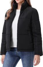 Women's Warm Winter Coat Waterproof Puffer Jacket Full-Zip Lightweight Winter Jacket - Image 6