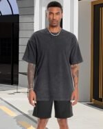 Men’s Oversized Vintage Graphic T-Shirt – Short Sleeve Loose Fit Washed Casual Tee - Image 2