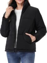 Women's Warm Winter Coat Waterproof Puffer Jacket Full-Zip Lightweight Winter Jacket - Image 7