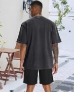 Men’s Oversized Vintage Graphic T-Shirt – Short Sleeve Loose Fit Washed Casual Tee - Image 5