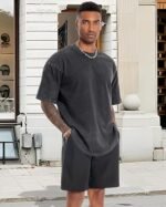 Men’s Oversized Vintage Graphic T-Shirt – Short Sleeve Loose Fit Washed Casual Tee - Image 3