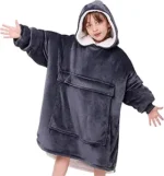 yescool Wearable Blanket Hoodie Kids, Oversized Blanket Sweatshirt with Sherpa – Teen Girl Gifts for Kids, Youth, Boys, Girls, 8-15 Years