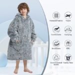 Boy 2 Pcs Clothes Cool 3D Printing Long Sleeve Hoodie & Sweatpants Outfit for 5-12 Years - Image 3