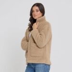 Steve Madden Women's Sherpa Jacket – Oversized Faux Fur Shearling Fleece Winter Coat XS-3X - Image 3