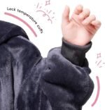 yescool Wearable Blanket Hoodie Kids, Oversized Blanket Sweatshirt with Sherpa – Teen Girl Gifts for Kids, Youth, Boys, Girls, 8-15 Years - Image 5