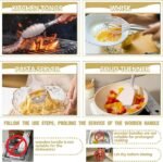 Cooking Utensils Set – Umite Chef Khaki Silicone Kitchen Utensils Set, 34PCS - Image 4