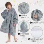 Boy 2 Pcs Clothes Cool 3D Printing Long Sleeve Hoodie & Sweatpants Outfit for 5-12 Years - Image 2