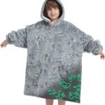 Boy 2 Pcs Clothes Cool 3D Printing Long Sleeve Hoodie & Sweatpants Outfit for 5-12 Years